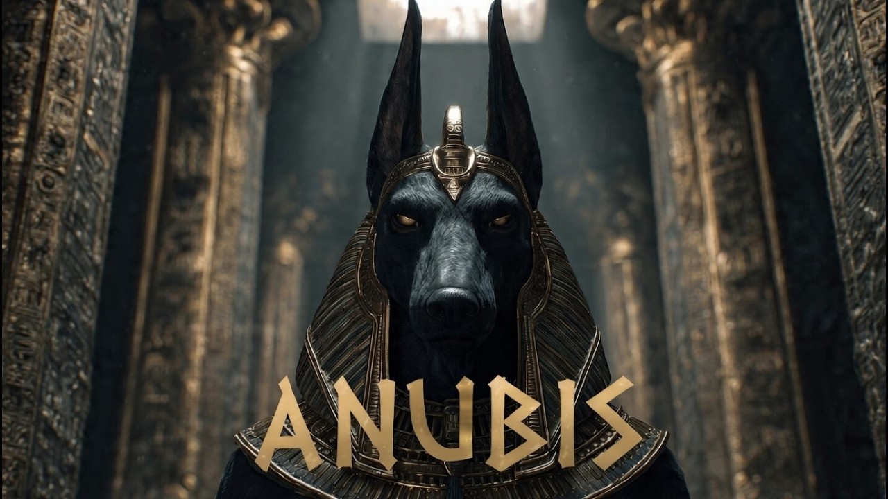 ANUBIS  Dark Cyber Egyptian Synthwave  [Anubis Rise] 🌑🔵