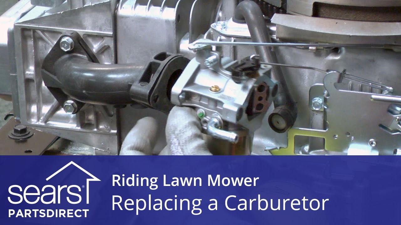 How to Replace a Carburetor on a Riding Lawn Mower