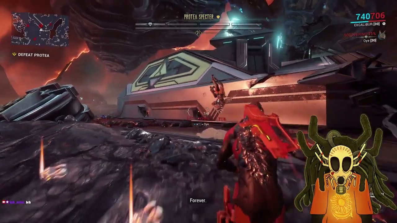 Defeating The Protea Warframe With The Xoris (Full Battle)