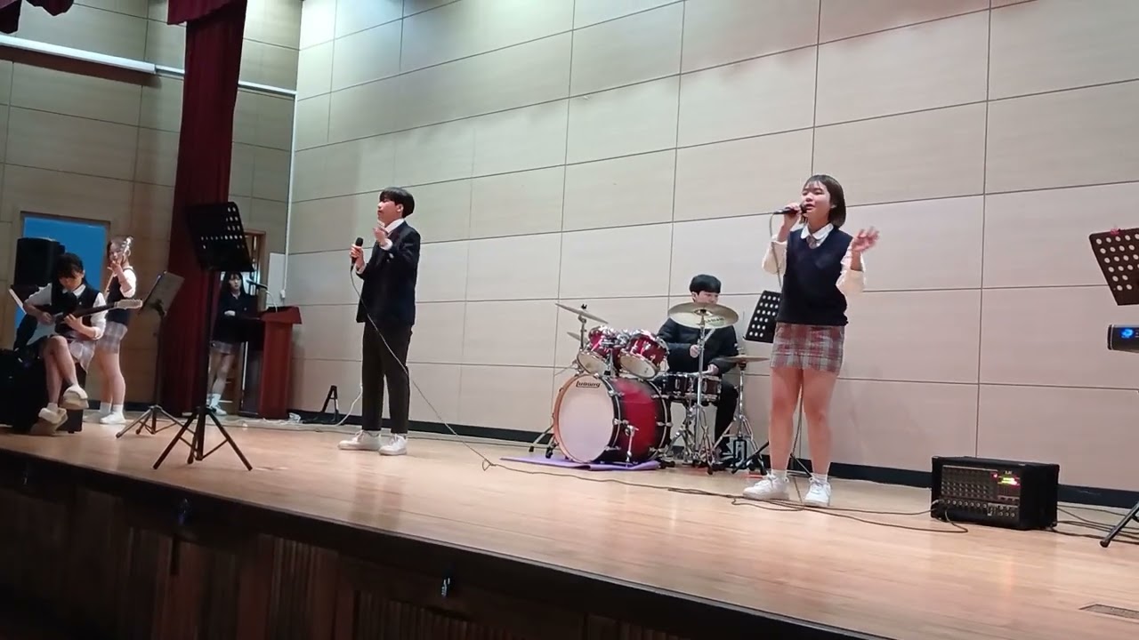 제11회 만정중학교 졸업식 3학년 마지막 공연 이젠안녕~