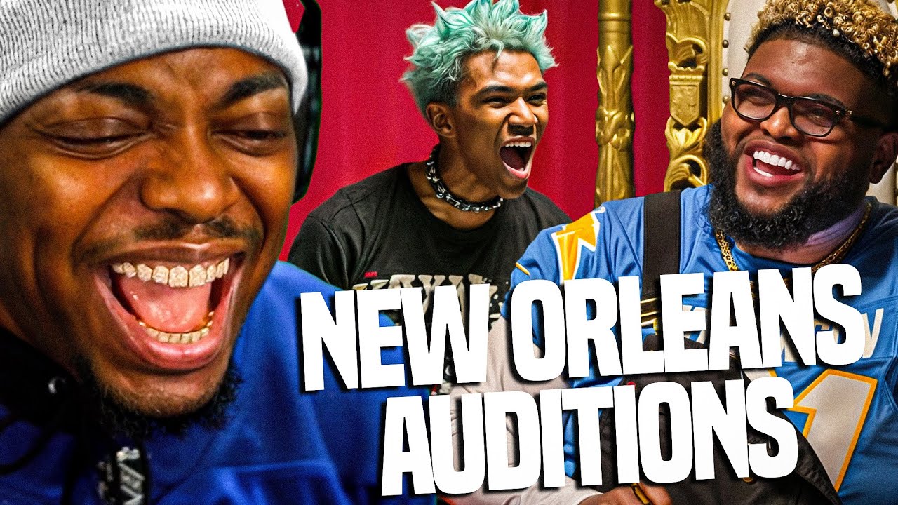 Tray Reacts To Coulda Been Records NEW ORLEANS Auditions pt. 1 hosted by Druski