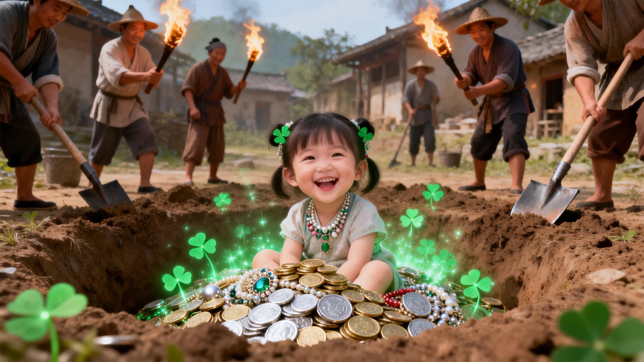 大荒年に现れた一人の少女。彼女が笑うと、金银が生まれる。しかし彼女を养った者は、必ず7日目に死ぬ——村人の欲望が、动き出す