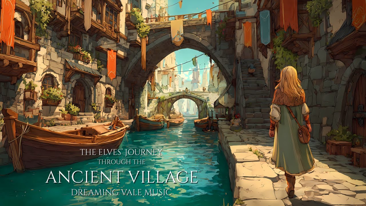 The Elves’ Journey Through The Ancient Village | Nostalgic Celtic Music for Adventure's Respite