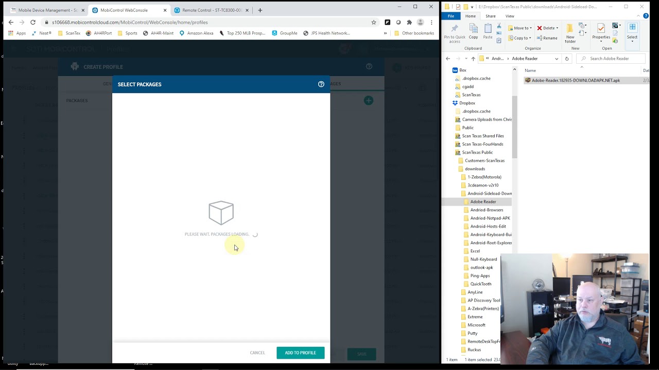 How To Install App Via SOTI
