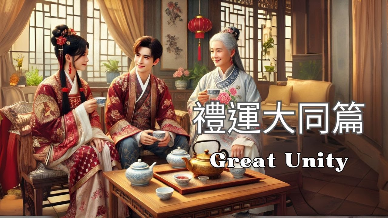[經典讀誦]恭讀禮運大同篇21遍|Great Unity|共享資源、互相尊重的世界|a famous passage from the 