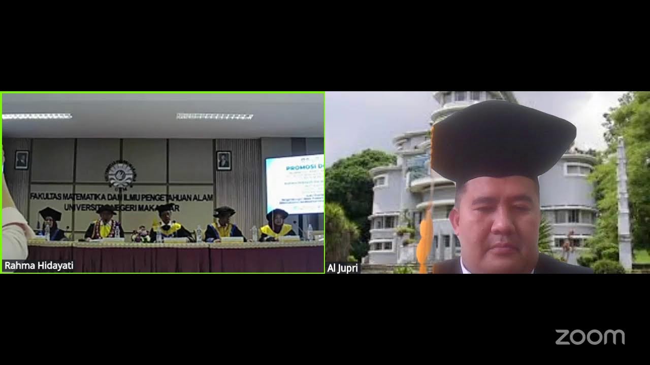 PROMOSI DOKTOR RAHMA HIDAYATI DARWIS PROGRAM STUDI PENDIDIKAN MATEMATIKA FMIPA UNM