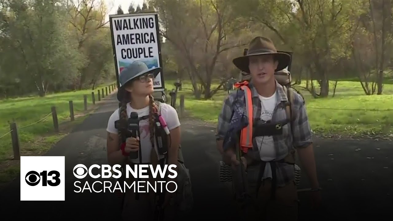 Walking America Couple make their way Northern California