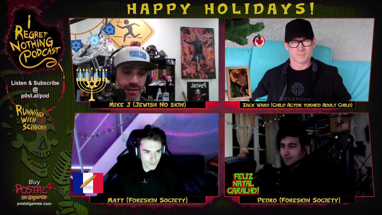 #61 - ZACK WARD IS HERE!!! - I REGRET NOTHING PODCAST - 12/22/2022