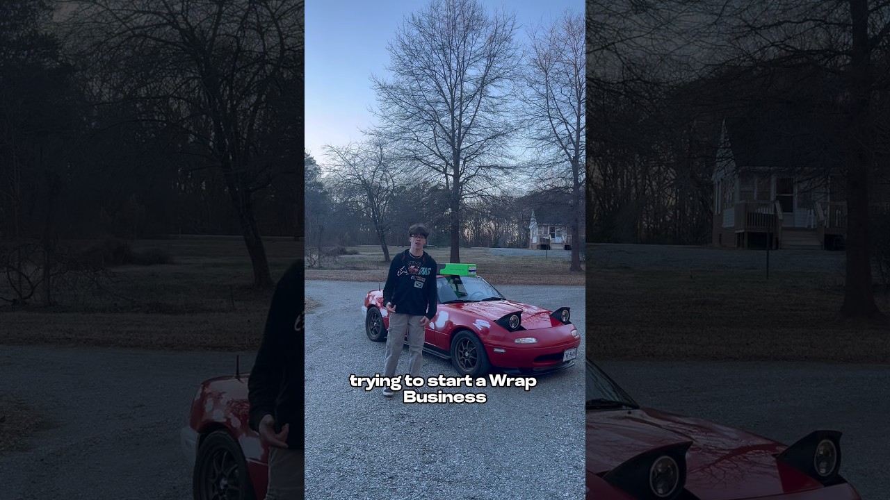 I’m trying to start a Vinyl Wrap Business at 15!!! 
