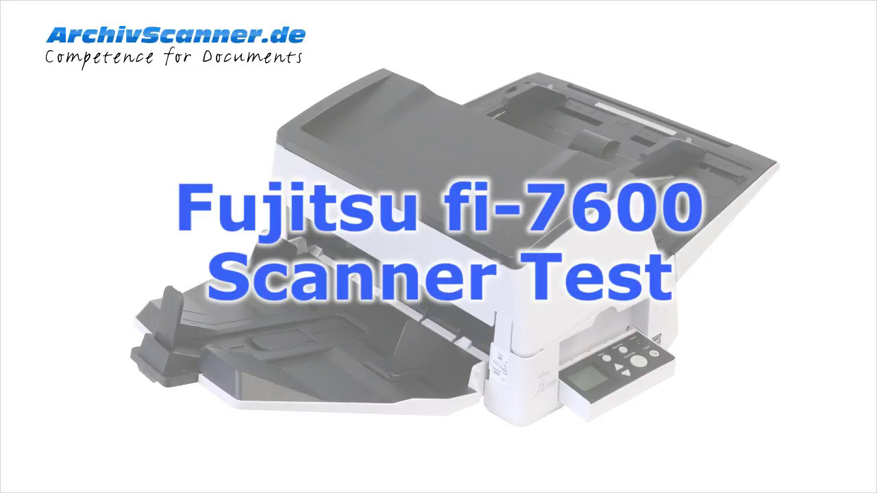 Fujitsu fi 7600 Scanner Test