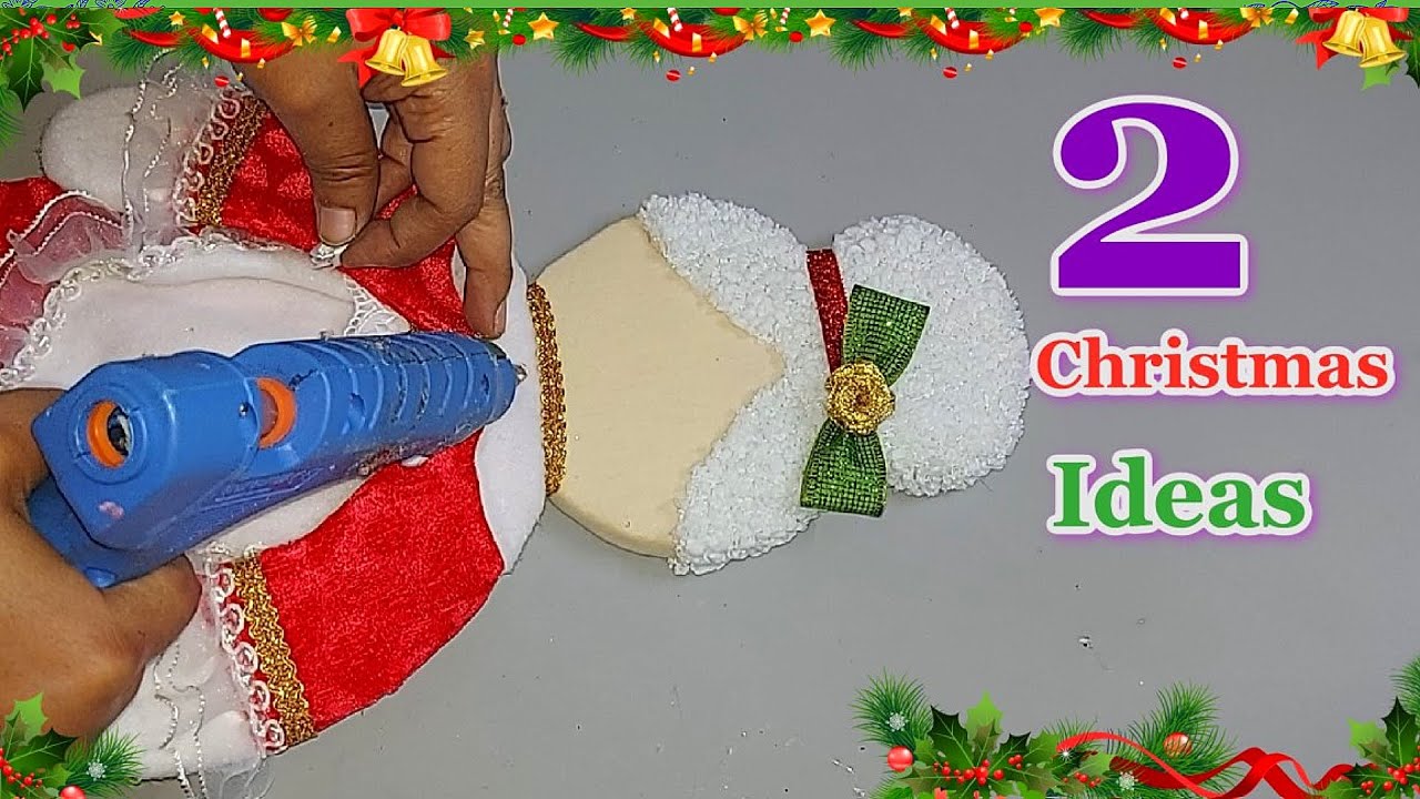 2 Easy Christmas Decoration ideas 2024 From waste material | DIY Christmas craft idea🎄459