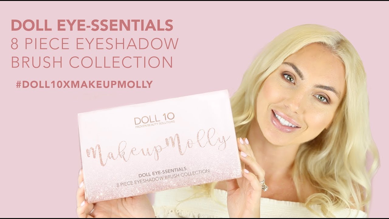 Doll 10 x MakeupMolly Doll Eye-ssential 8-peice Eyeshadow Brush Collection!