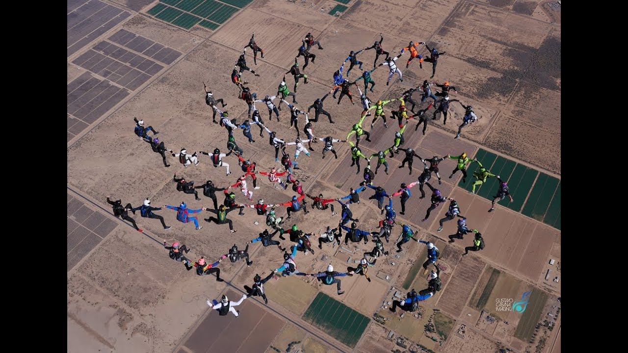 Head-up World Record 2024 - 96way - Rafael Ganzaroli Jump2 Day5