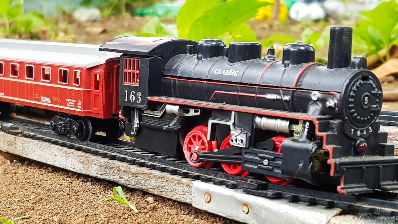 🚂 RAIL KING BIG BOY‼️ Smart Toy Train That Moves by Itself🔥 With Real Sound & Lights!