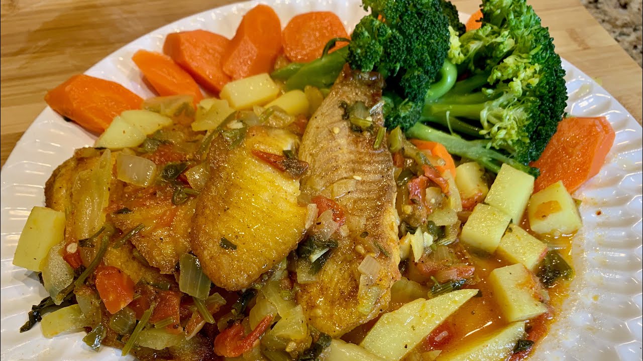 Filetes De Pescado a la mexicana Estilo (Lacocinadelety )