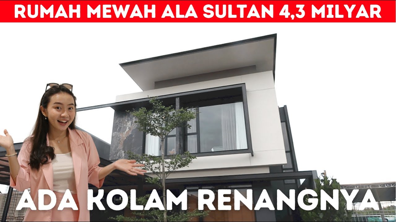 RUMAH SULTAN MODERN TROPIS SEHARGA 4,3 MILYAR DI NAYAPATI RESIDENCE KOTA BARU PARAHYANGAN