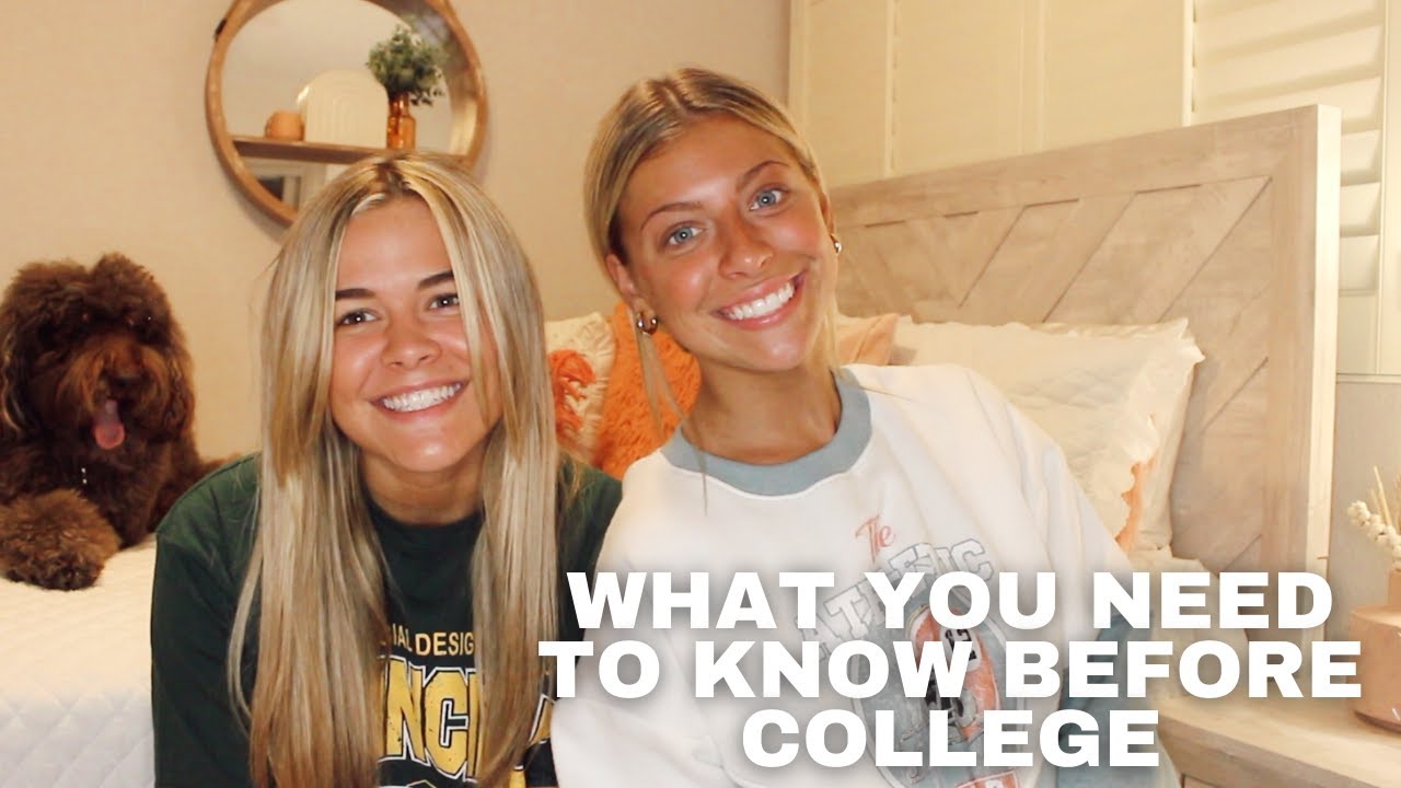 WHAT YOU NEED TO KNOW BEFORE COLLEGE: A college Q&A | Erin Alexis