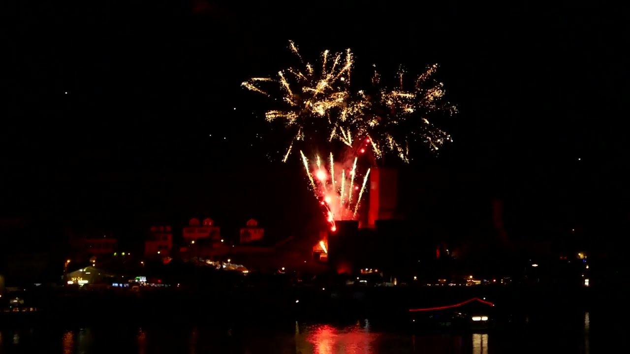 Magic Bike 2022, Rüdesheim, Feuerwerk