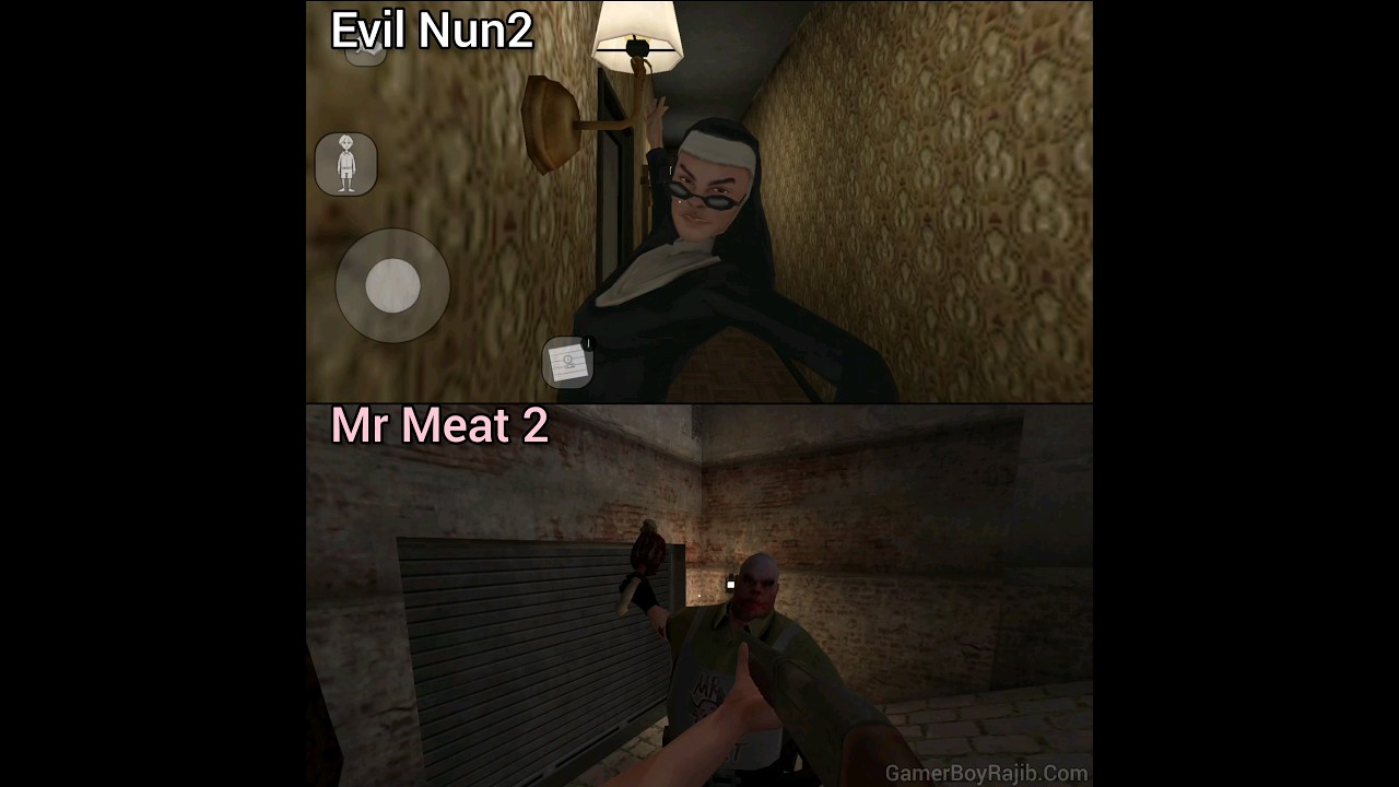 mr meat 2 vs evil nun 2 | timing jumpscare
