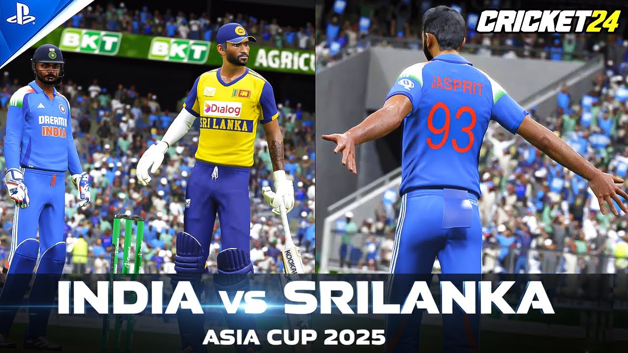 India vs Sri Lanka Final | Asia Cup 2025 Final | Cricket 24 PS5 4K Gameplay