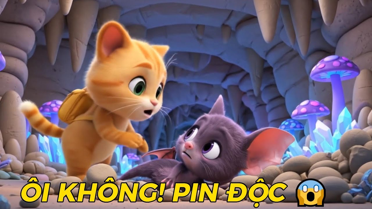 BIỆT ĐỘI PIN CŨ ⚡ Giải Cứu Dơi Nhỏ Trong Hang Động Bóng Tối | Phim Hoạt Hình 3D Cho Bé