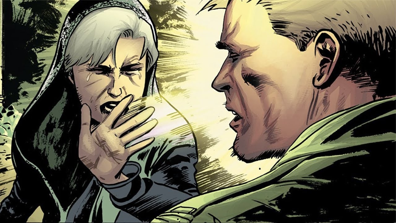 Aunt May Slaps Captain America at Spider-Man's Funeral
