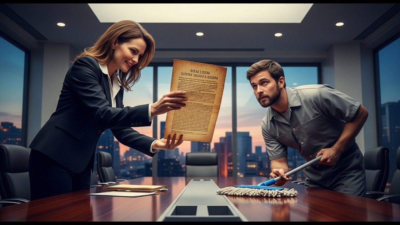 Janitor Humiliated By Billionaire CEO Decodes Her Family's 500 Year Old Testament!