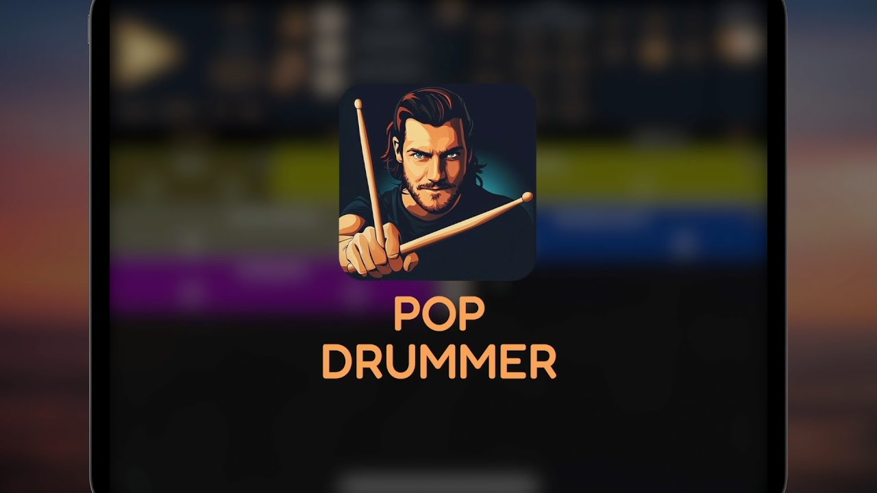 Pop Drummer is now available for iPad and iPhone with AUv3