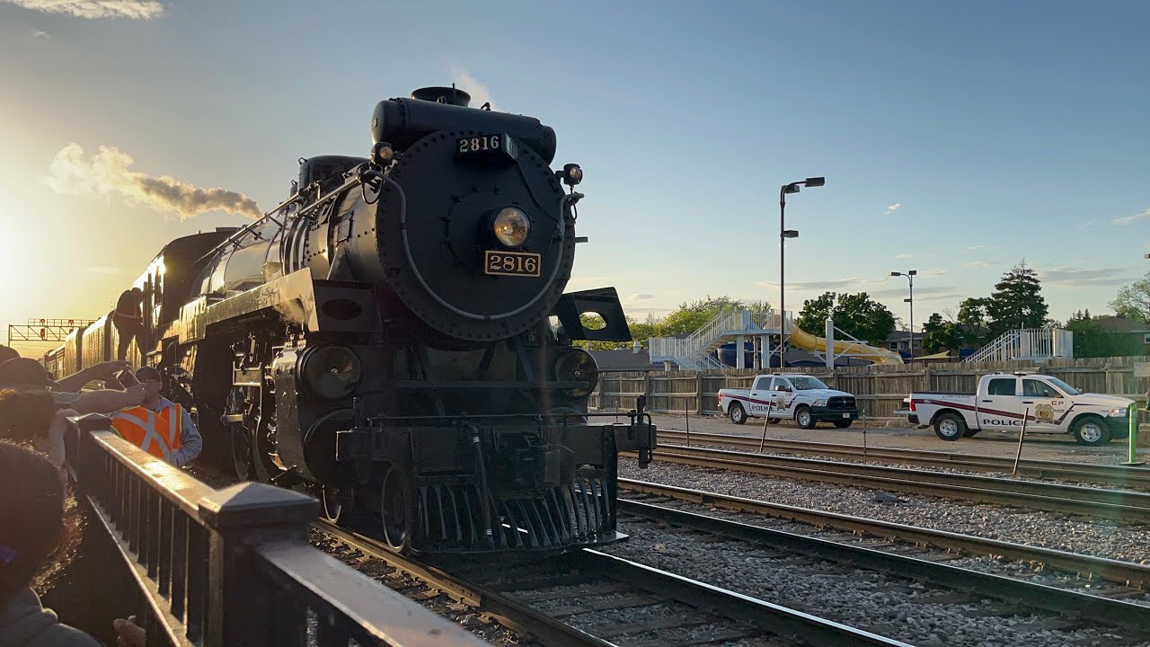 Evening Railfanning at Franklin Park and River Grove Illinois 5/8/24 (Featuring CP 2816 steam train)