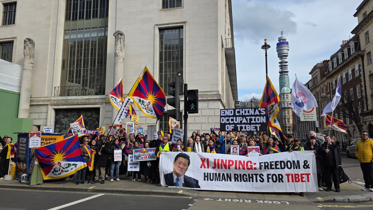 10th of March 2026 London. ལོན་ཌོན་དུ་བོད་མིའི་རྒྱལ་ཡོངས་སྒེར་ལངས་ཐེངས་ ༦༧ པ།