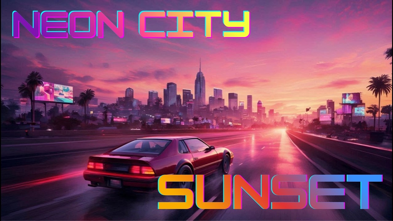 [80s SYNTHWAVE MIX] Neon City Sunset