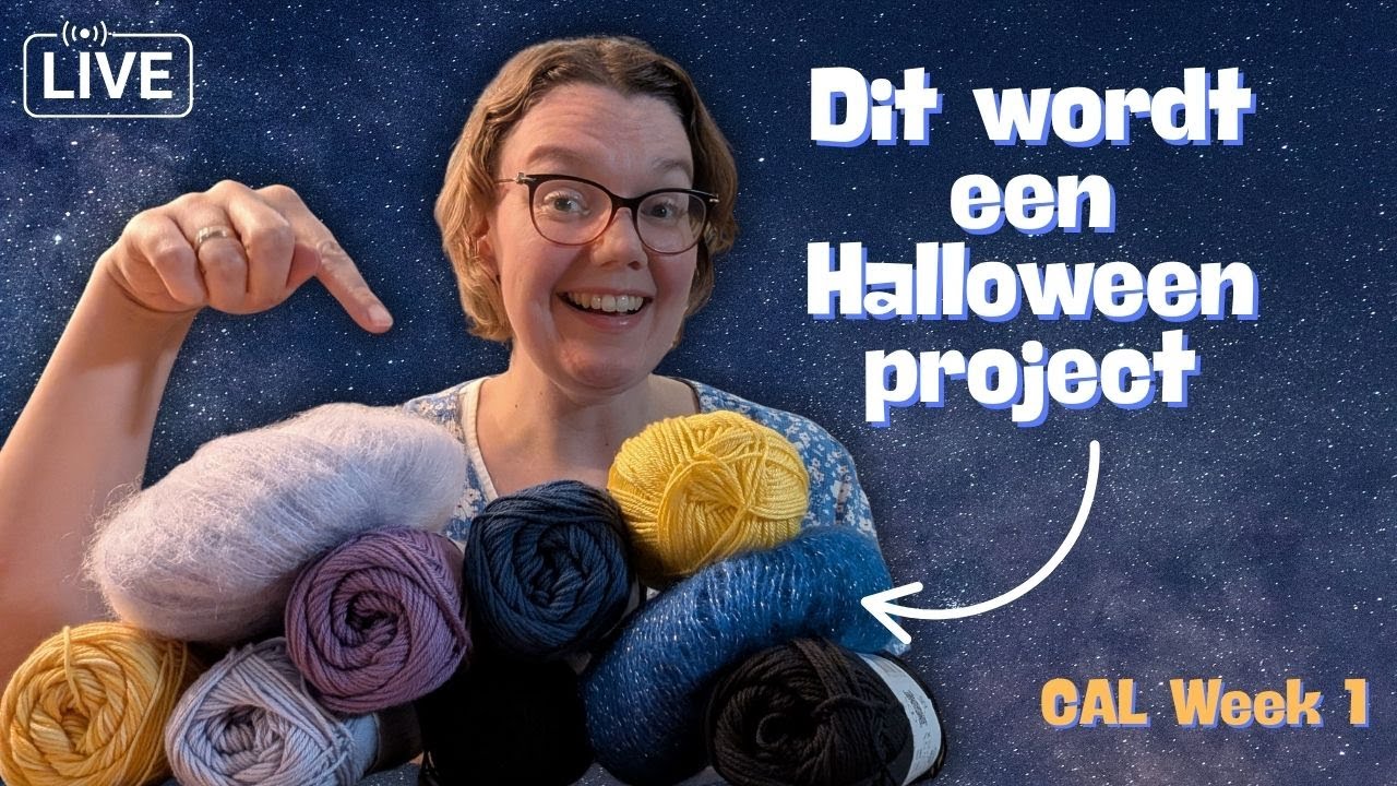Ik doe mee aan de MOONLIGHT MAGIC CAL van HOBBII 🧶 Week 1 #livestream