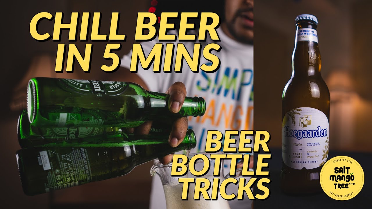 Chill Beer in 5 minutes | 5 മിനിറ്റിൽ ബിയർ തണുപ്പിക്കാം | Beer Bottle Tricks | Beer hacks