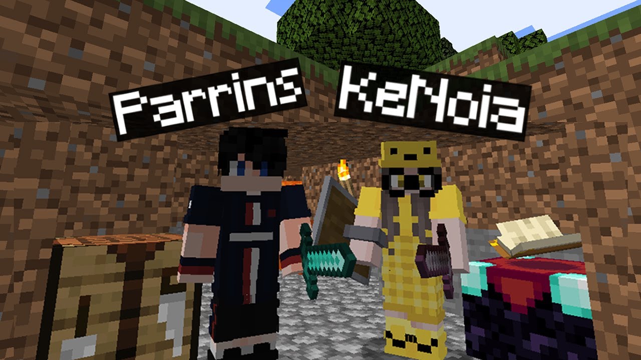PARRINS AIUTA KENOIA A FINIRE MINECRAFT @KeNoiaChannel
