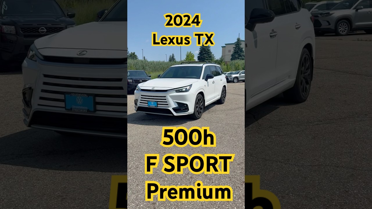 2024 Lexus TX F SPORT Hybrid Walkaround 😈 Luxury AWD SUV Tour 
