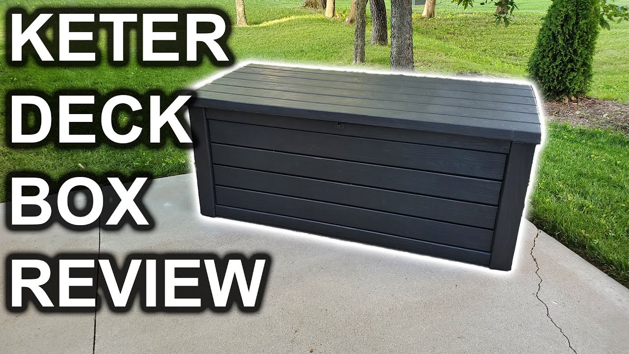 Keter Westwood 150 Gallon Deck Box Review and Assembly Overview