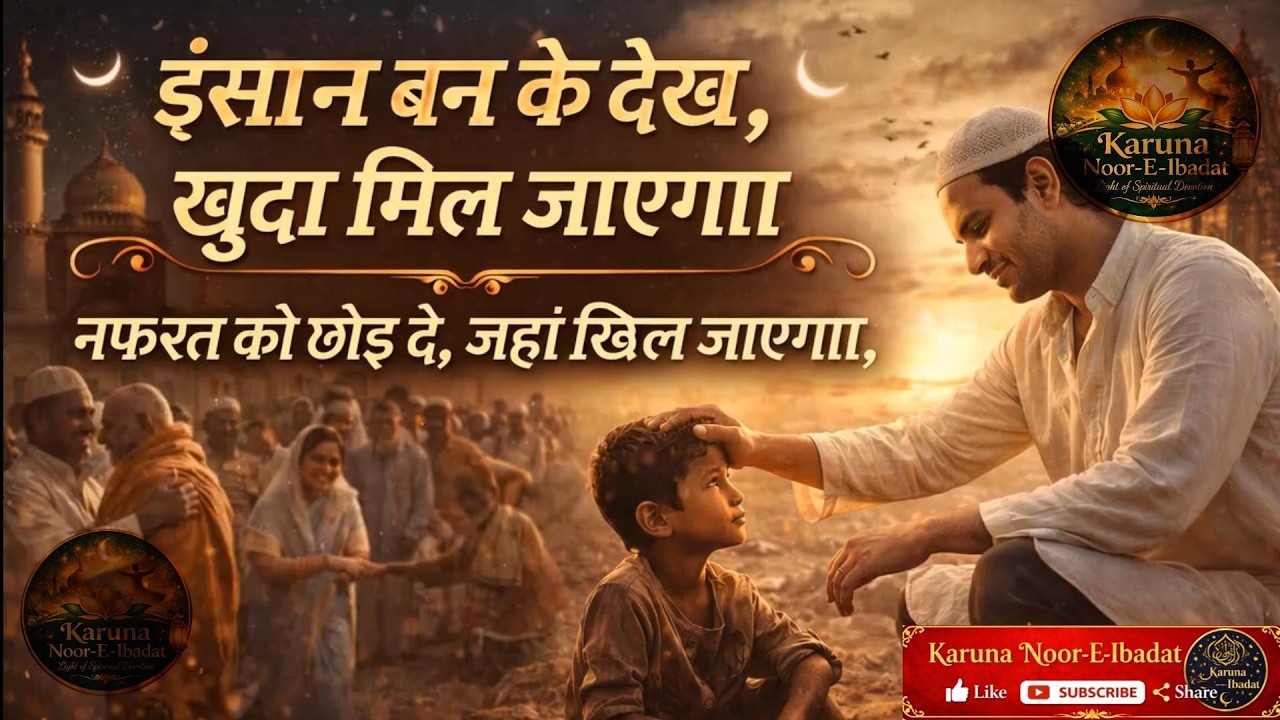 Insaan Ban Ke Dekh | Powerful Sufi Song | Message of Humanity | Heart Touching Song #dua #shortsfeed