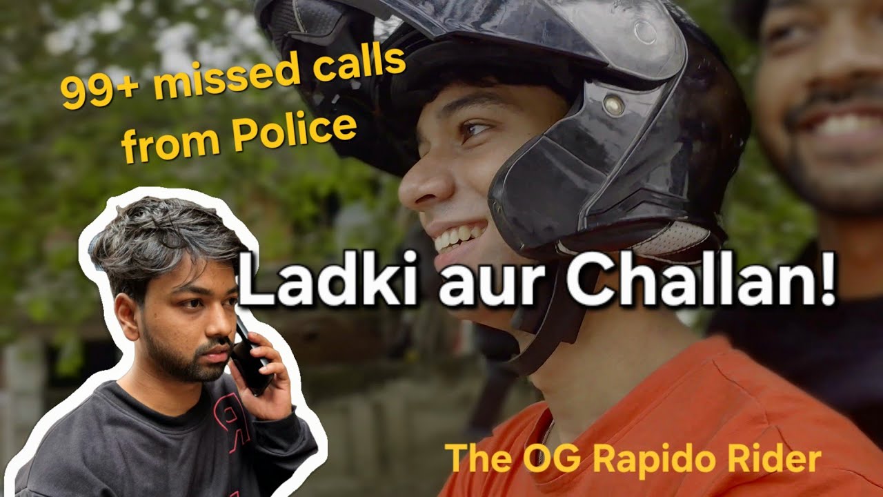 The OG Rapido Rider | My First Vlog | Ladki Aur Challan | Sarojini Nagar Market Vlog