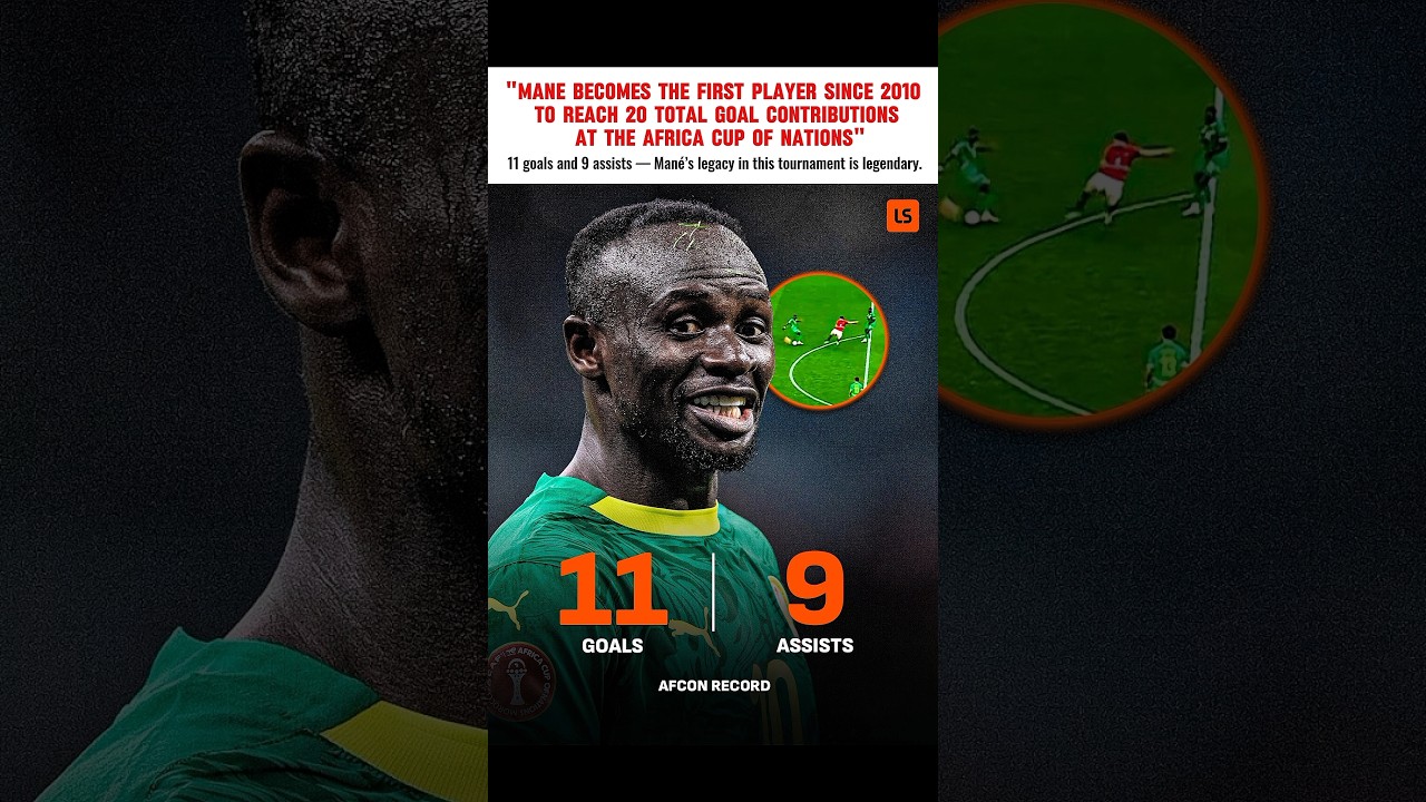 Mané AFCON Goal Contributions 