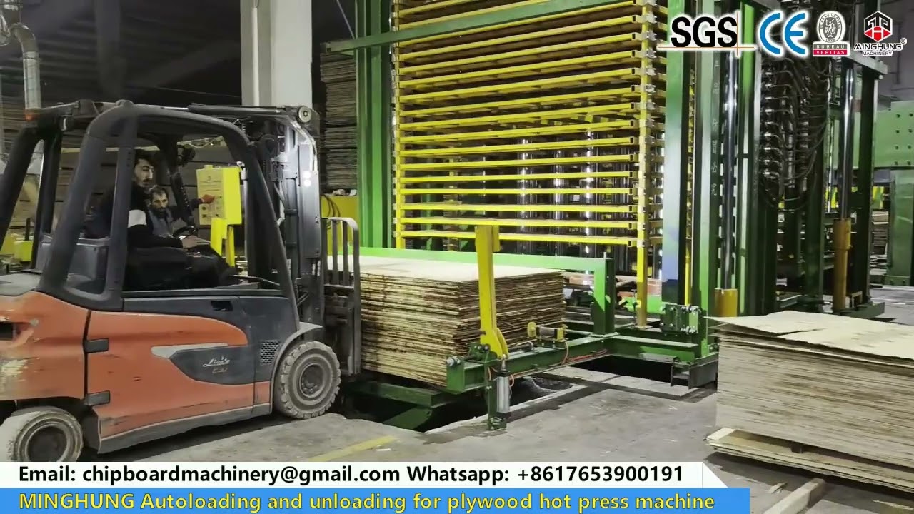 hot press  autoloading  machine for plywood