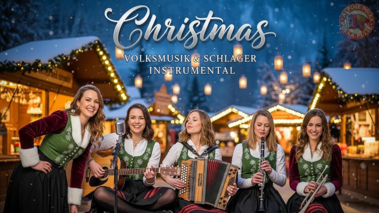 🎷🎄 Traditional German Christmas Music Live –  Cozy Bavarian Christmas Relaxing Melodies 🎵🎄🎅