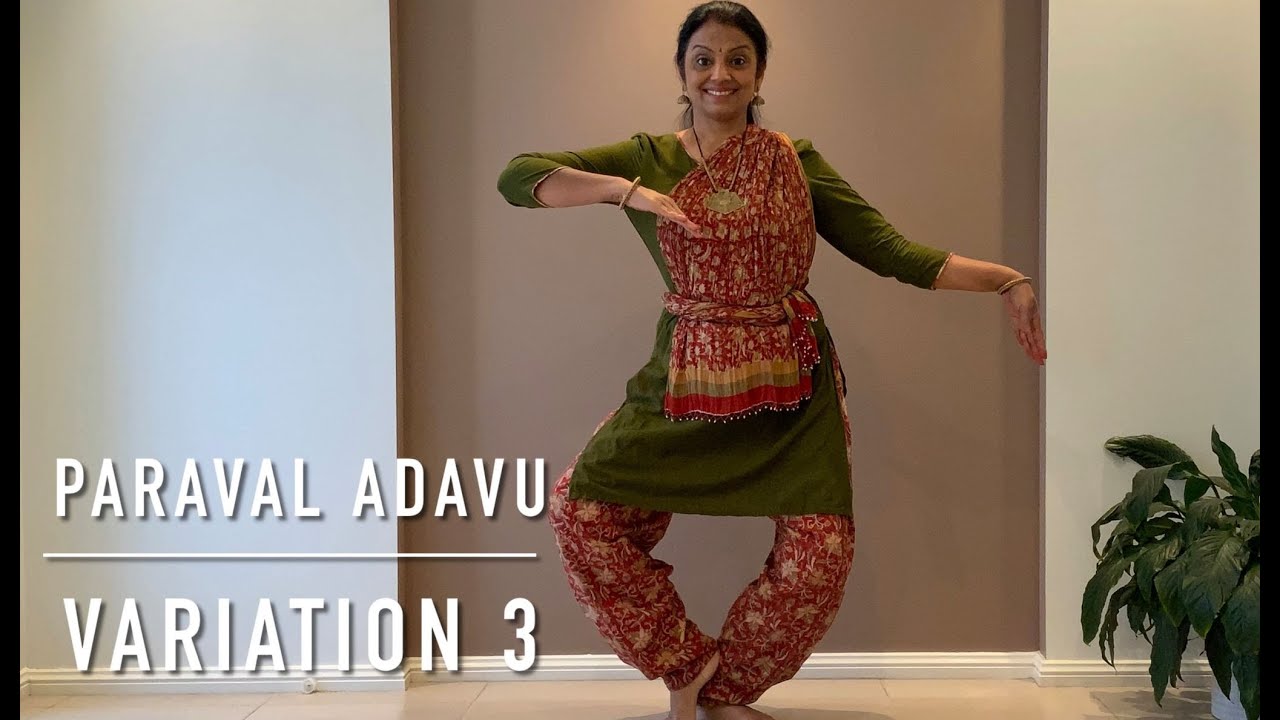 Bharatanatyam - Learn adavus or steps - Lesson 11  - Paraval Adavu 3