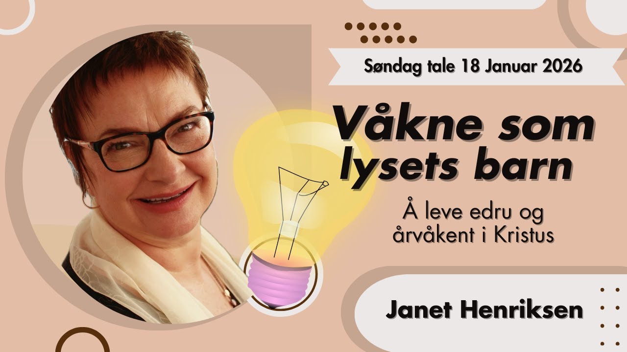 Tale Søndag 18 Januar 2026 av Janet Henriksen