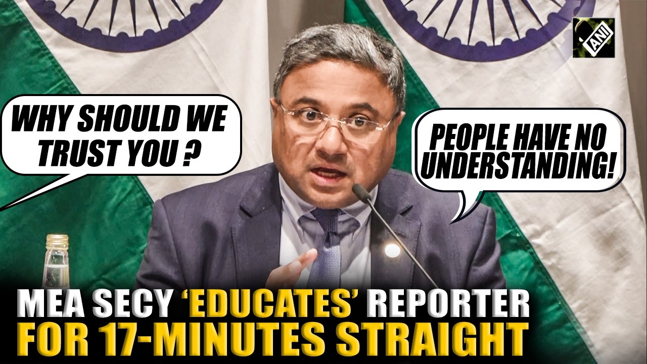 &ldquo;Why should we trust India?&rdquo; MEA Secy George &lsquo;educates&rsquo; Norwegian reporter for 17-minute straight