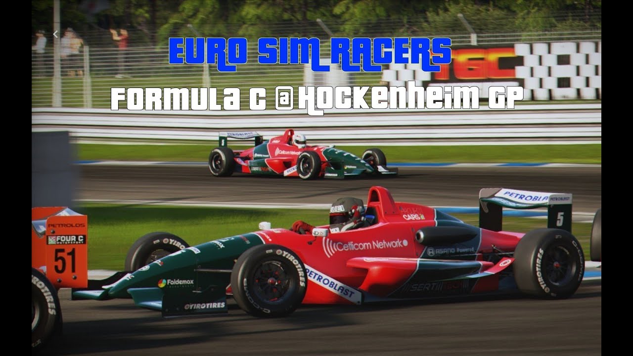 PCARS Euro Sim Racers Formula Series Hockenheim GP Highlights