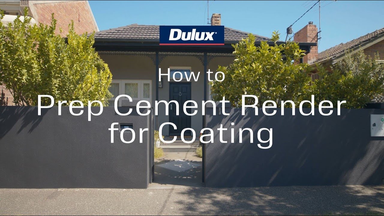 How to prepare a rendered wall for painting | Dulux