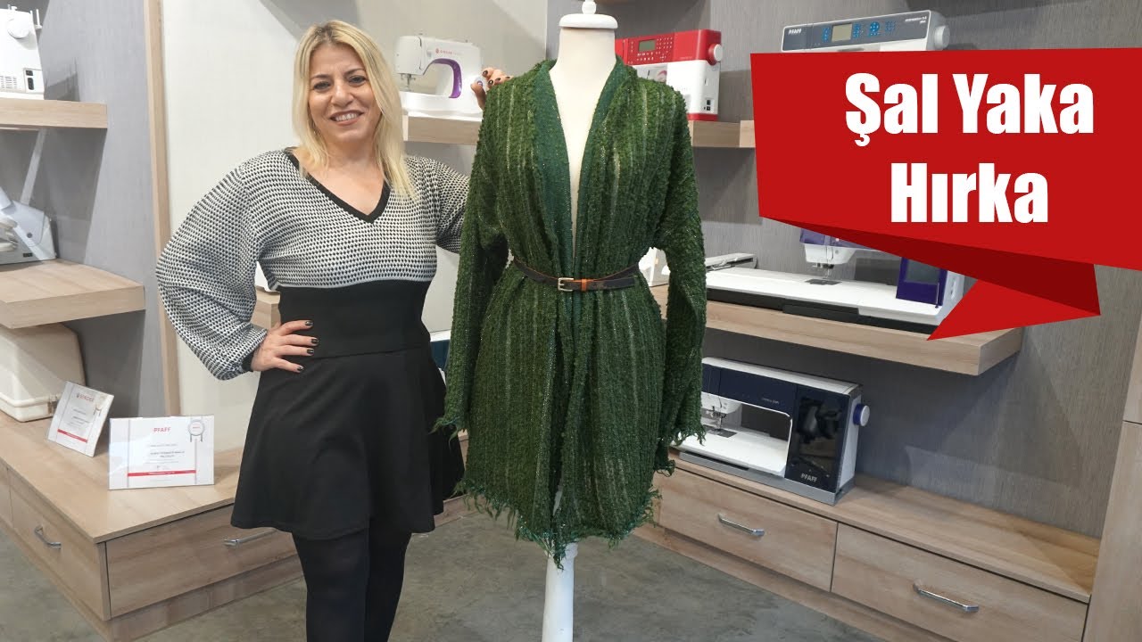 Şal Yaka Hırka Dikimi - Shawl Collar Cardigan