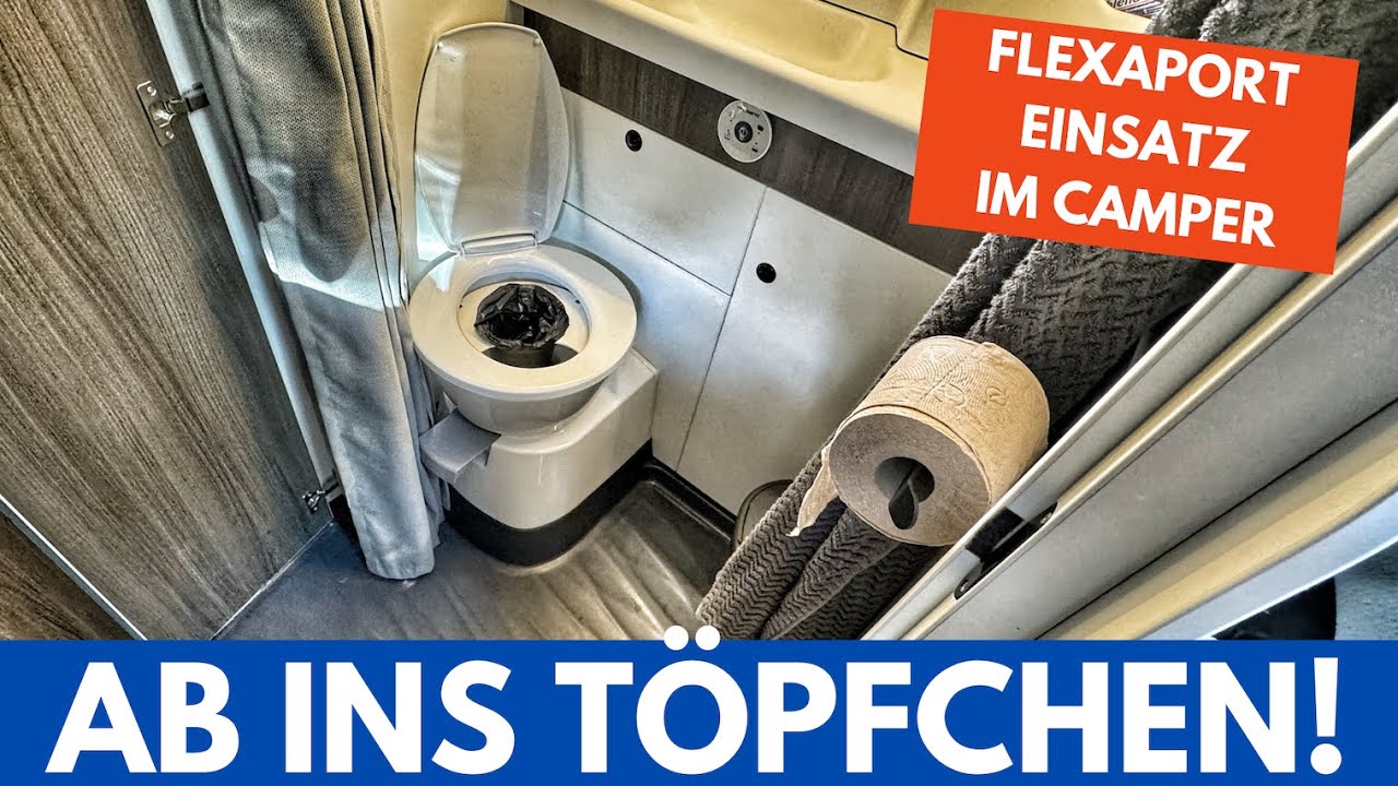 FLEXAPORT - Trenneinsatz für Campingtoiletten - Test auf der Rumänien Reise - Tipps - Erfahrungen
