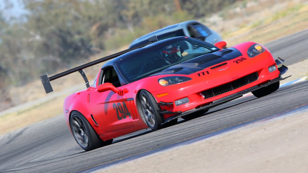 C6 Corvette crash at Buttonwillow CW13