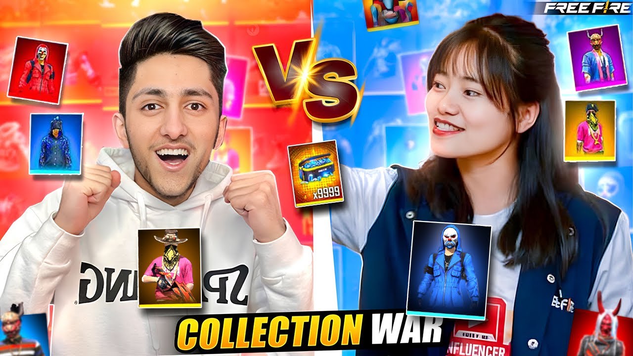 Richest Free Fire Girl Player Sooneeta Vs As Gaming Collection Battle - Garena Free Fire